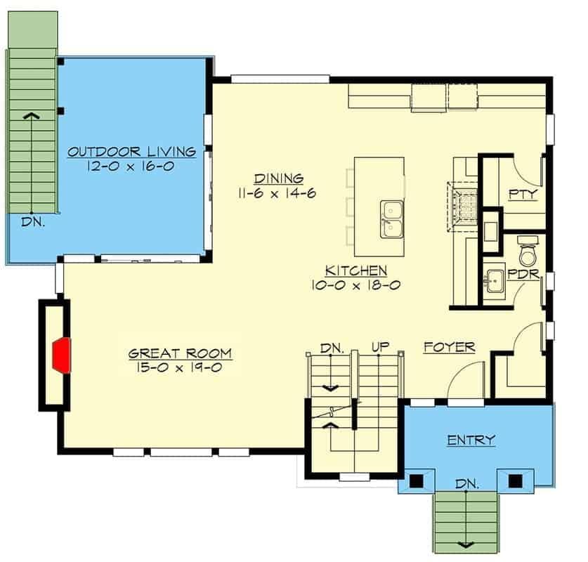 Explore the Flow of This Open Concept Main Floor Plan