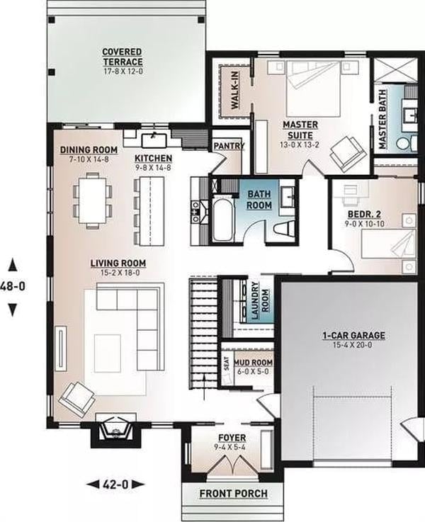 Explore the Smart Layout with a Spacious Covered Terrace