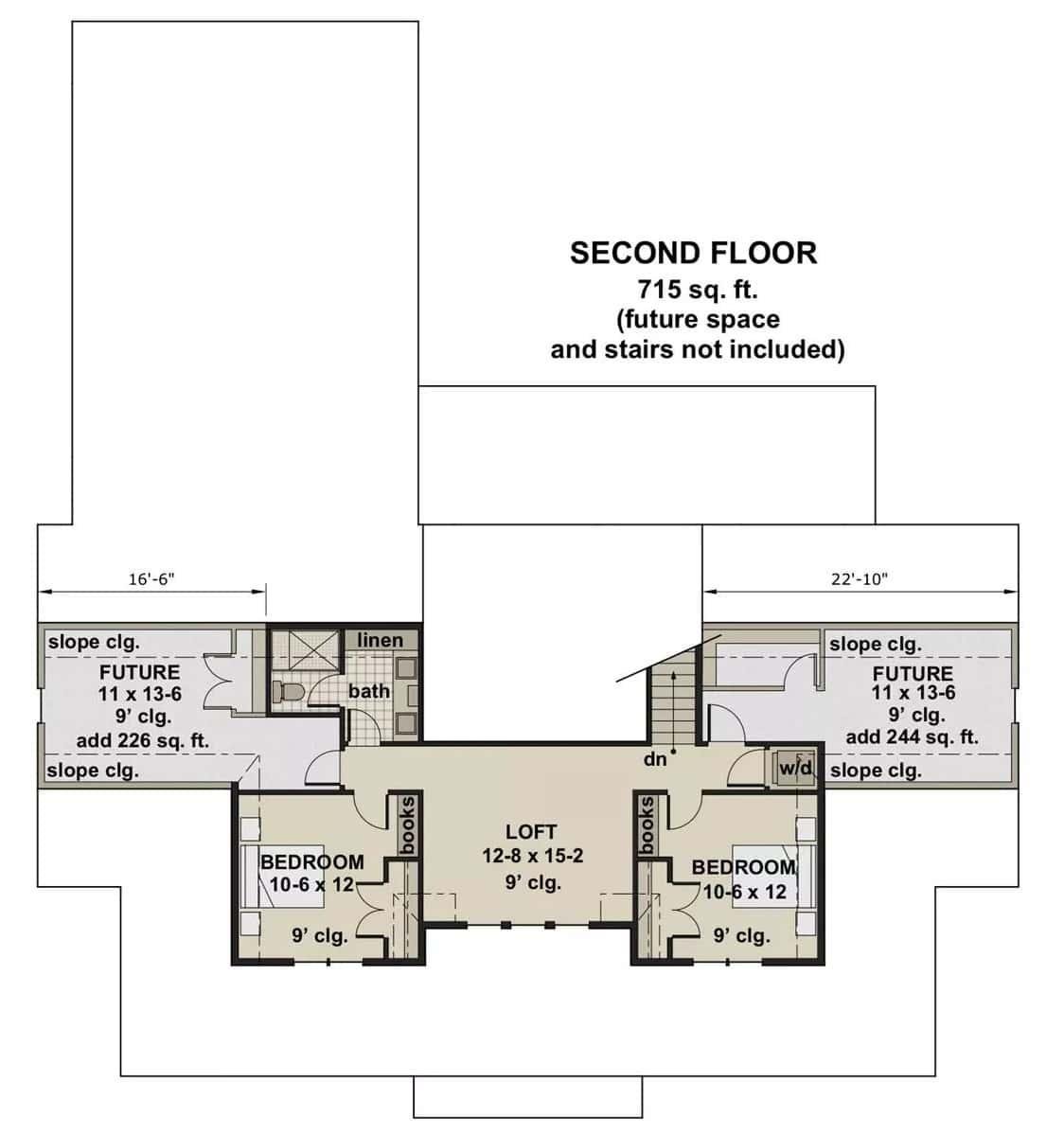 Exploring the Second Floor: A Loft with Potential Future Spaces