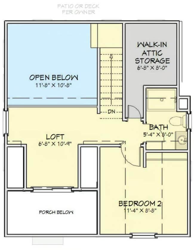 Check Out the Loft Space Overlooking the Living Area