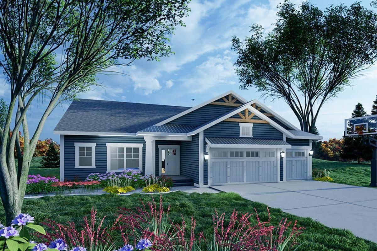 Charming Craftsman with Decorative Truss Detail