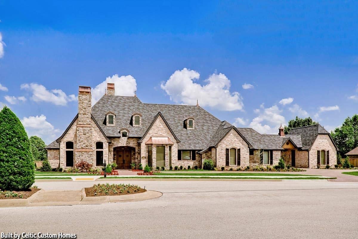 Stately Brick Mansion with Charming Dormer Windows