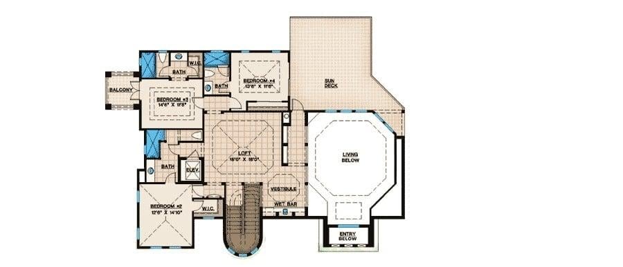 Explore This Thoughtfully Designed Second-Floor Layout with a Cozy Loft