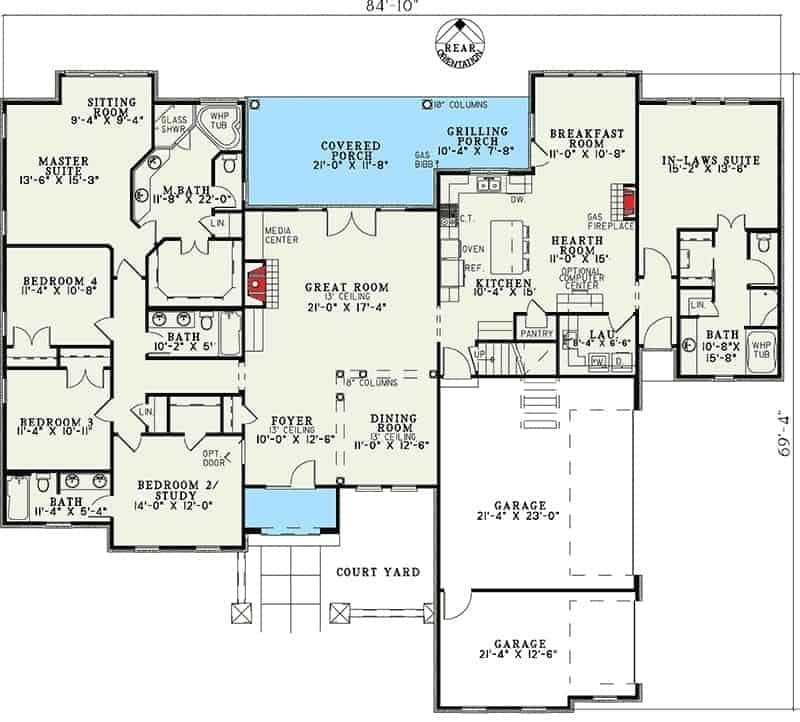 Explore This Spacious Floor Plan with a Dedicated In-Laws Suite