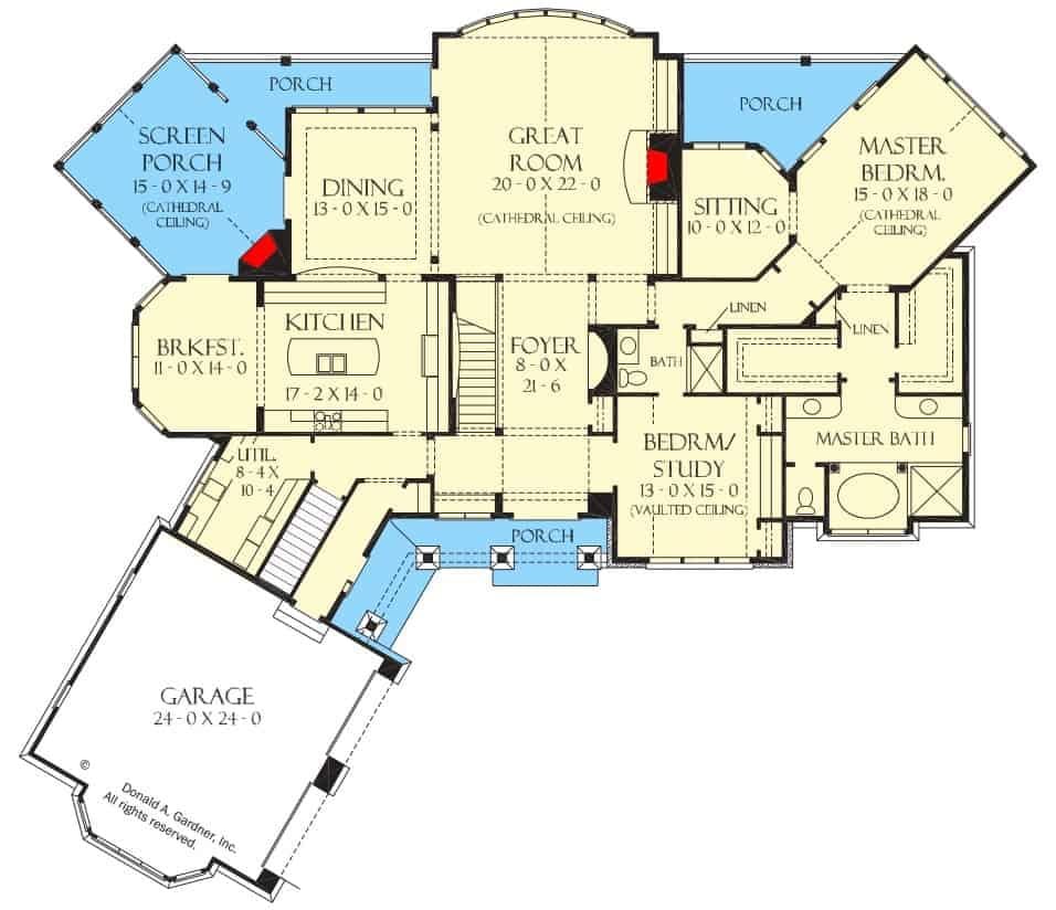 Explore This Spacious Floor Plan with a Screen Porch