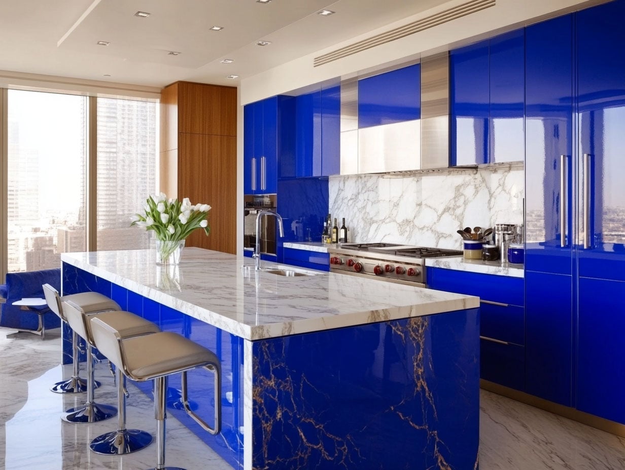 Chic & Colorful: 15 Blue Kitchen Designs That Make a Statement – Home ...