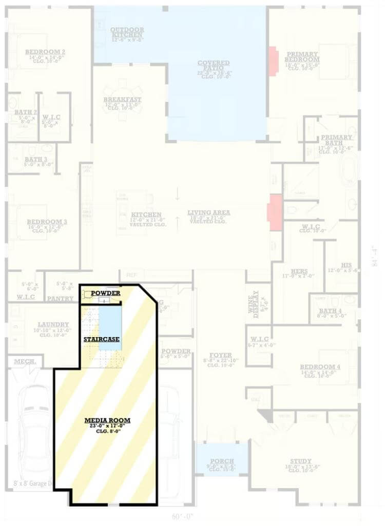 Second Level Floor Plan