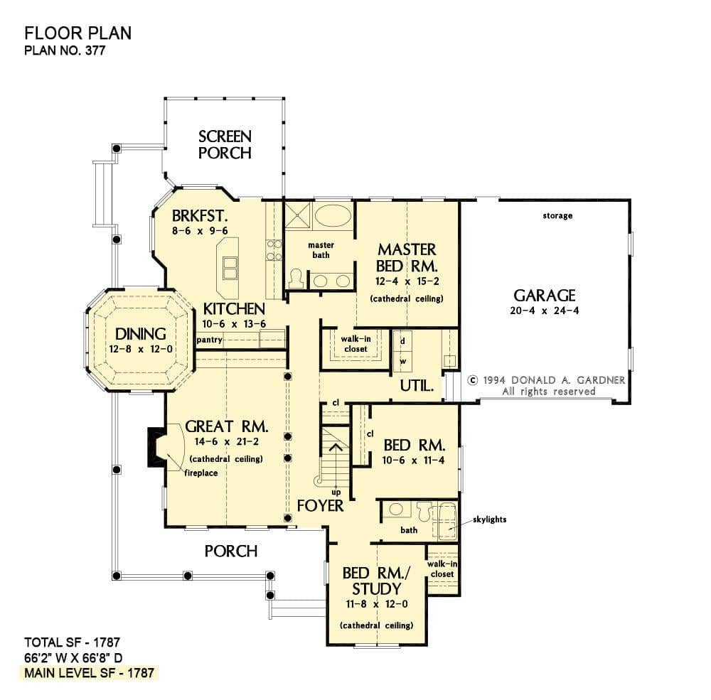 Explore This 1787 Sq Ft Floor Plan with a Cozy Screen Porch