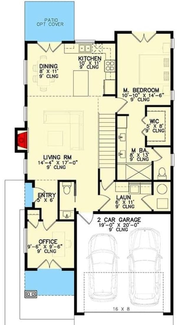 Explore the Efficient Flow of This Open-Concept Home Layout