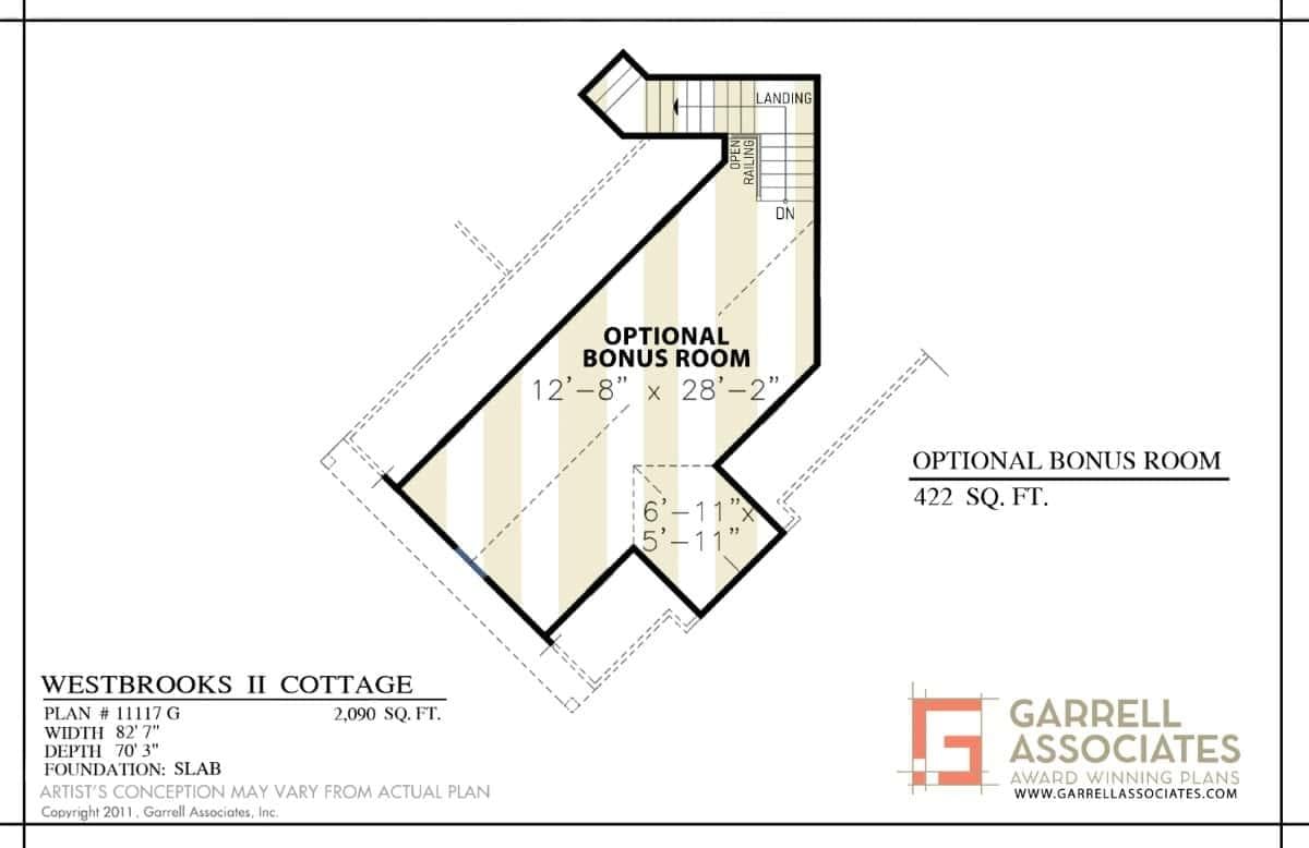 Explore the Versatile 422 Sq. Ft. Bonus Room Layout