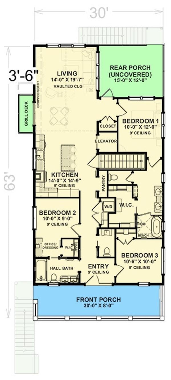 Explore This Efficient Floor Plan with a Spacious Front Porch