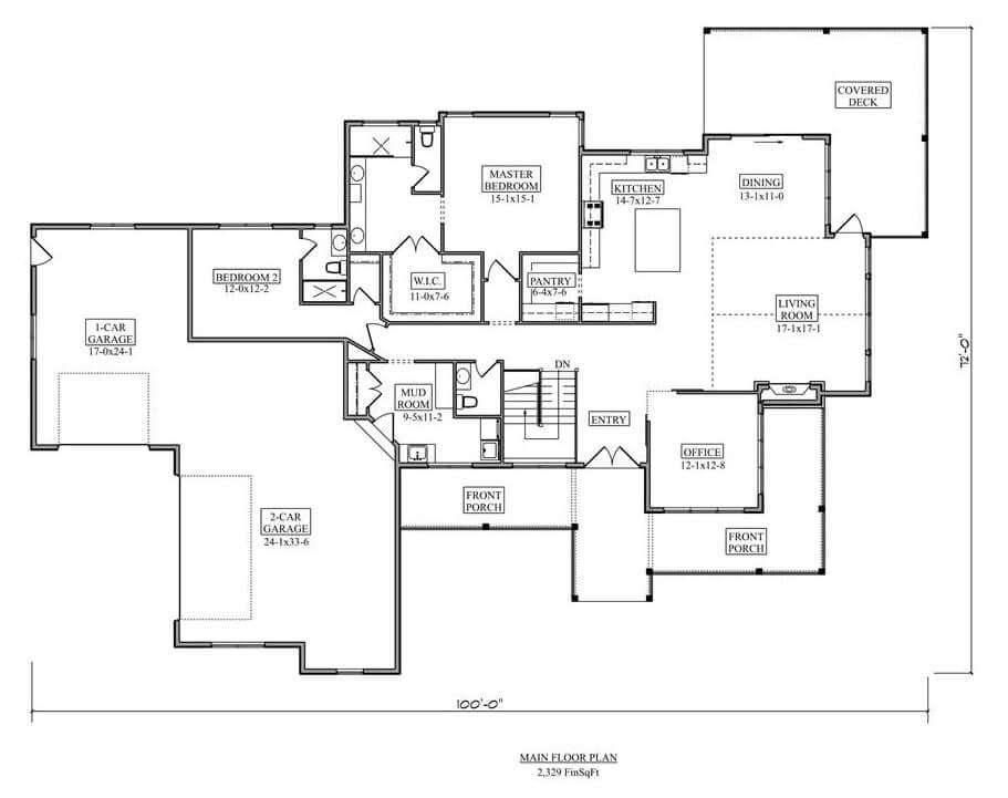 Explore This Thoughtfully Designed Floor Plan with a Spacious Covered Deck
