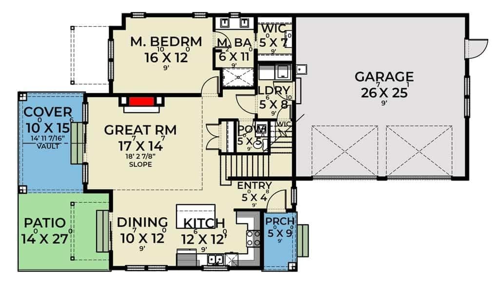 Explore This Thoughtfully Designed Floor Plan with Spacious Great Room
