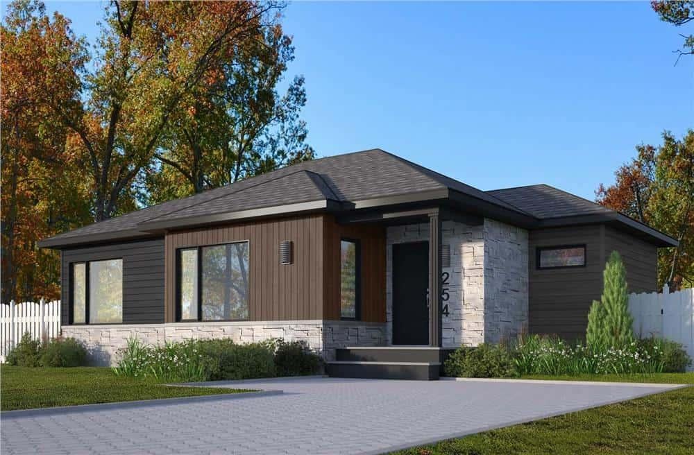 Classic Ranch with Stone Façade and Modern Lines