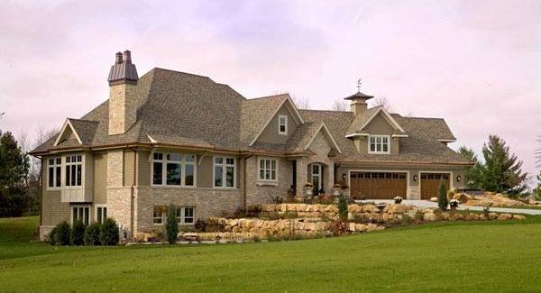 Classic Suburban Home with Striking Gabled Rooflines
