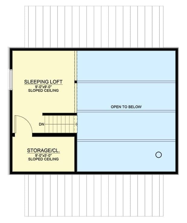 Explore This Cozy Sleeping Loft with Storage Space