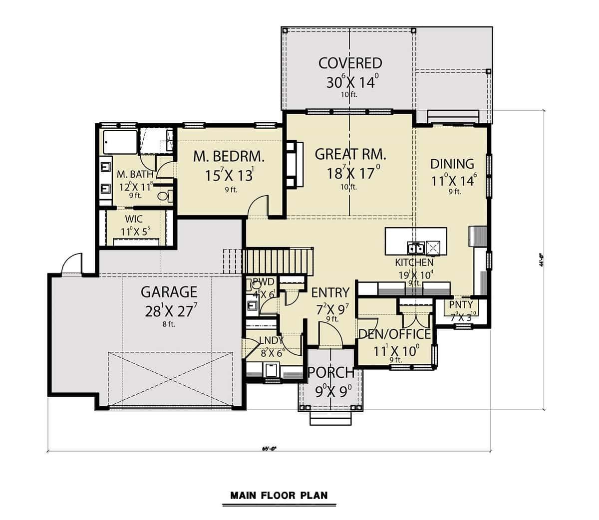 Explore This Thoughtfully Designed Main Floor Plan with Spacious Great Room