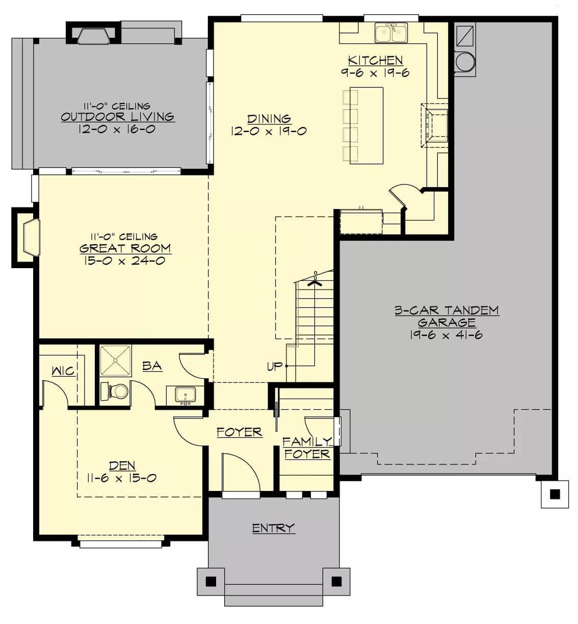 Explore This Spacious Floor Plan with a Vast 3-Car Tandem Garage