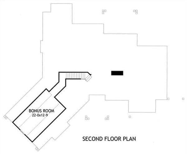 Exploring the Versatile Bonus Room on the Second Floor Plan