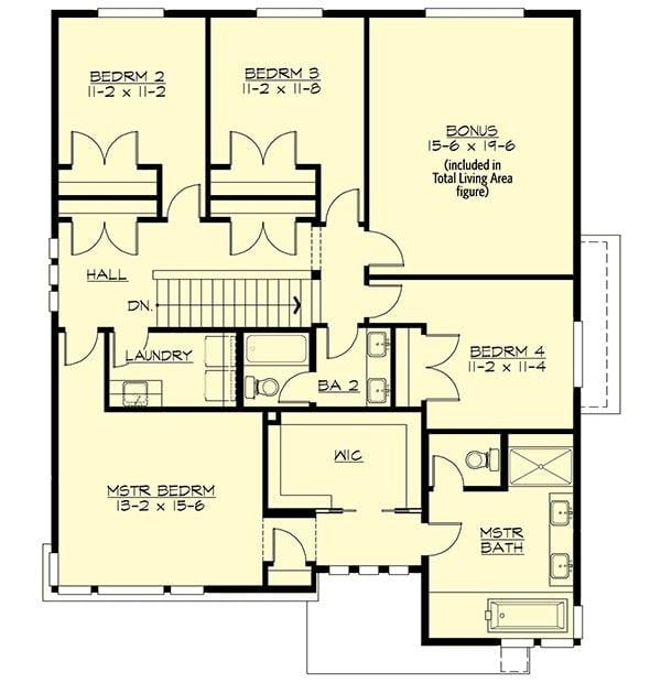 Explore This Thoughtful Four-Bedroom Floor Plan with Bonus Room