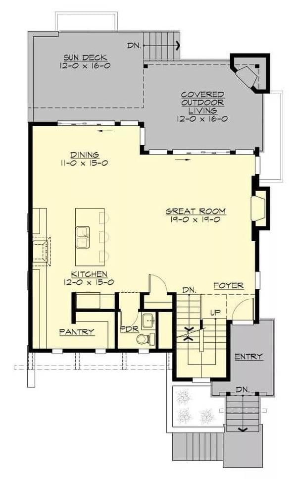 Explore the Flow of This Open-Concept Main Floor Plan