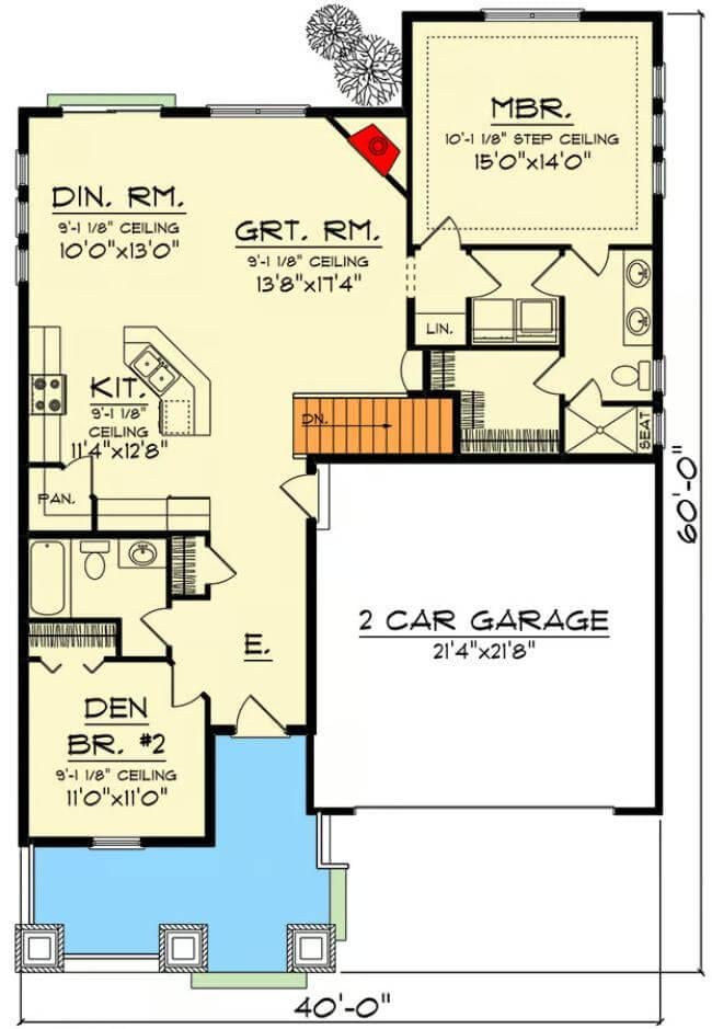 Notice the Smart Layout with Open Great Room and Dining Area