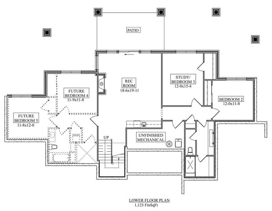 Exploring the Versatile Lower Floor Plan with Rec Room