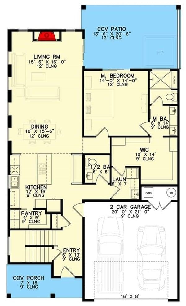 Explore This Thoughtfully Designed Floor Plan with a Spacious Covered Patio
