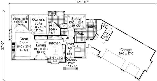 Explore This Thoughtfully Designed Floor Plan with a Spacious Garage