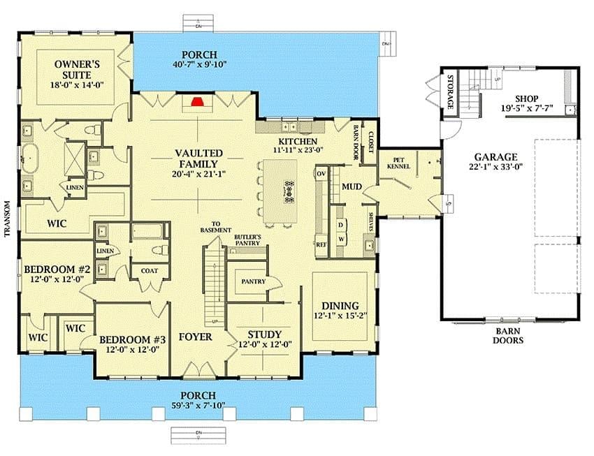 Explore the Spacious Layout with a Vaulted Family Room
