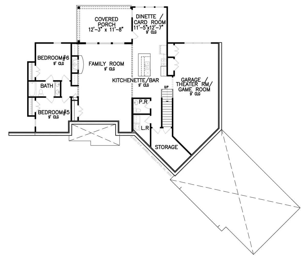 Explore the Versatile Basement with Theater and Game Room
