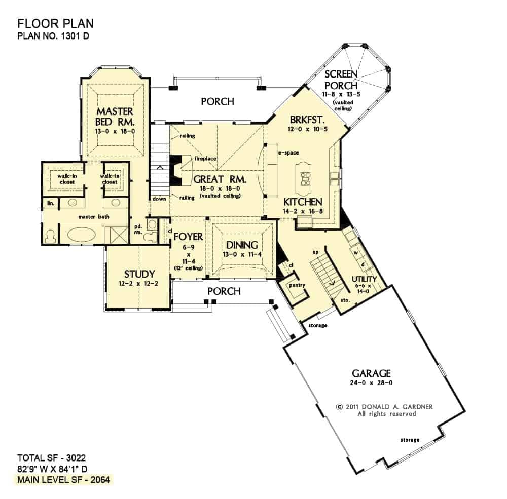 Explore This Spacious Floor Plan with a Cozy Great Room and Screen Porch