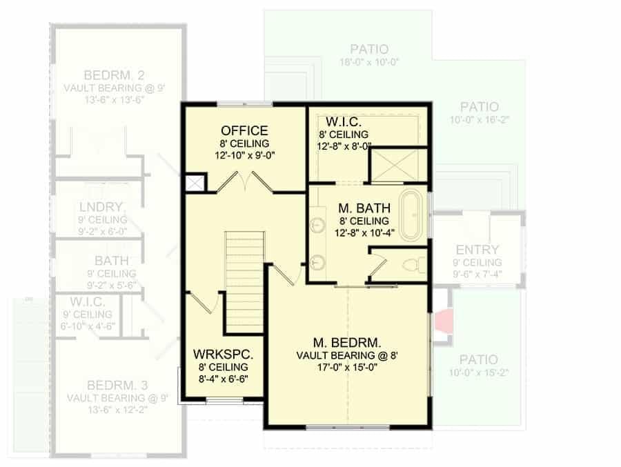 Explore the Versatile Layout with Dedicated Workspace and Office