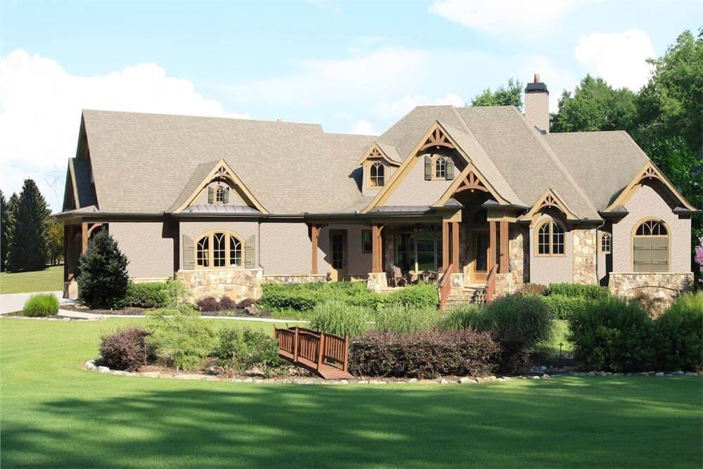 Notice the Timber Accents on This Storybook Cottage