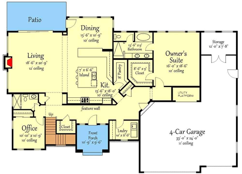 Explore the Spacious Floor Plan with Expansive Living and Dining Areas