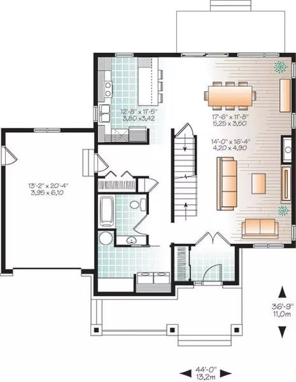 Explore This Thoughtfully Designed Floor Plan with Central Living Space