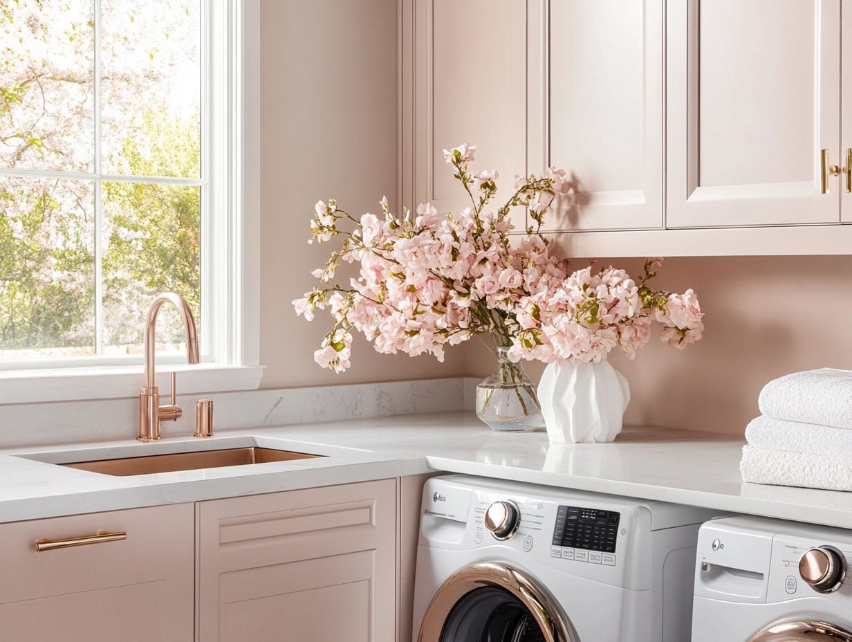 Who Says Laundry Can’t Be Chic? 15 Feminine Laundry Rooms That Feel ...
