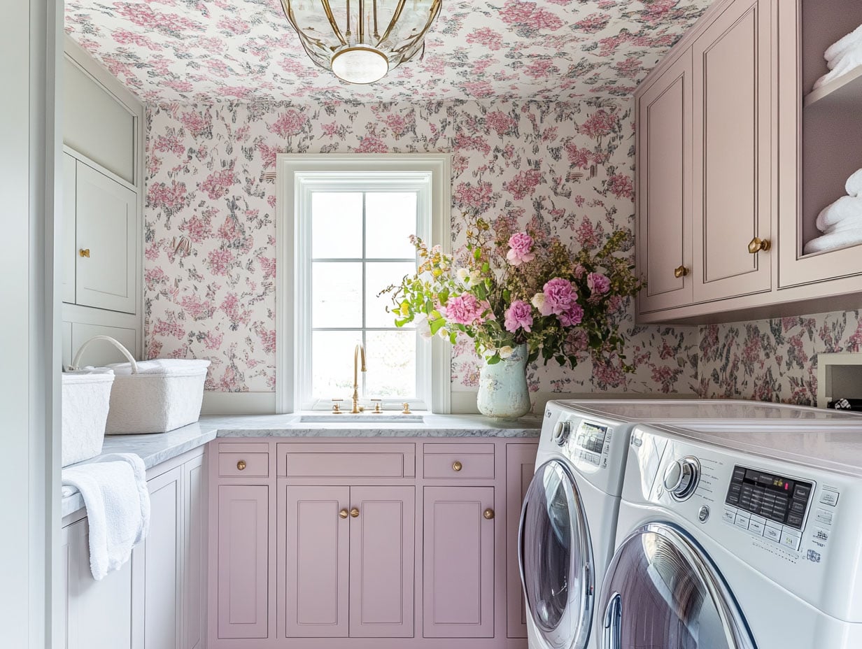 Who Says Laundry Can’t Be Chic? 15 Feminine Laundry Rooms That Feel ...