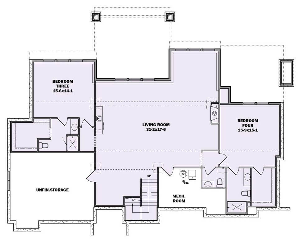 Lower Level Floor Plan