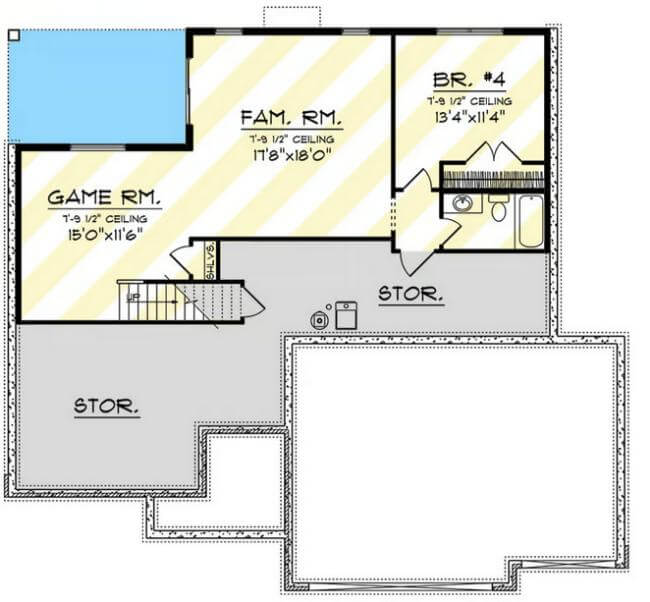 Lower Level Floor Plan
