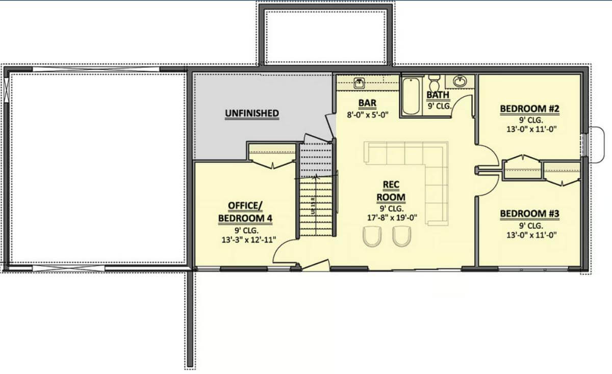 Lower Level Floor Plan