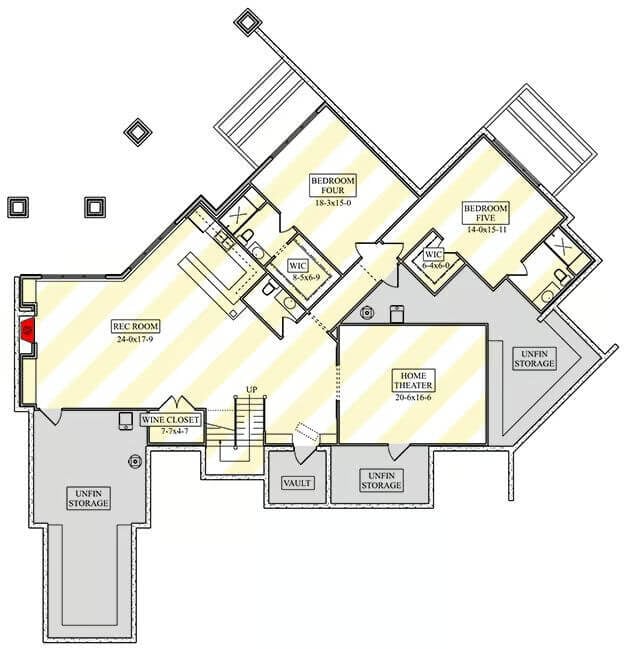 Lower Level Floor Plan