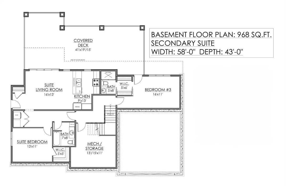 Lower Level Floor Plan