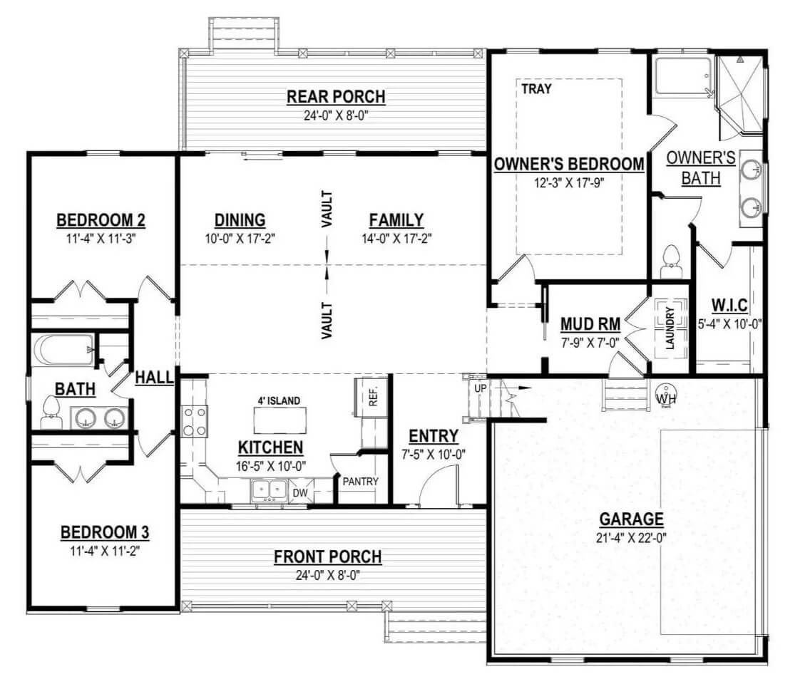 Main Level Floor Plan