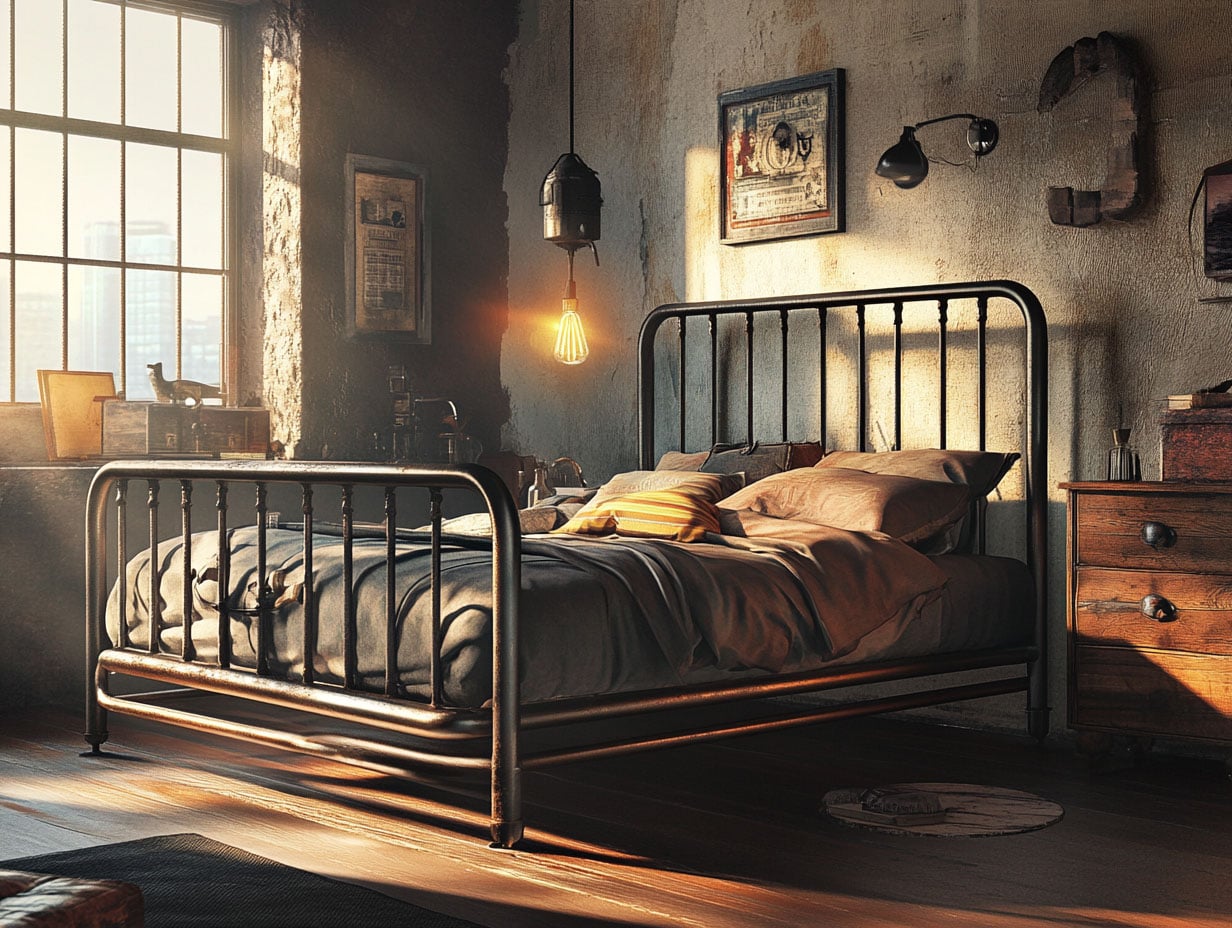Frame Your Dream Space: 15 Bedrooms with Stunning Metal Beds – Home ...