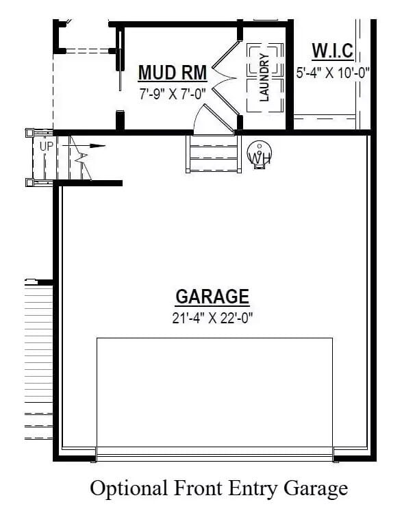 Optional Front Entry Garage