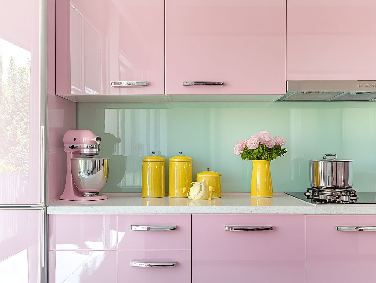 Love a Pop of Pink? These 15 Retro Kitchens Will Steal Your Heart ...