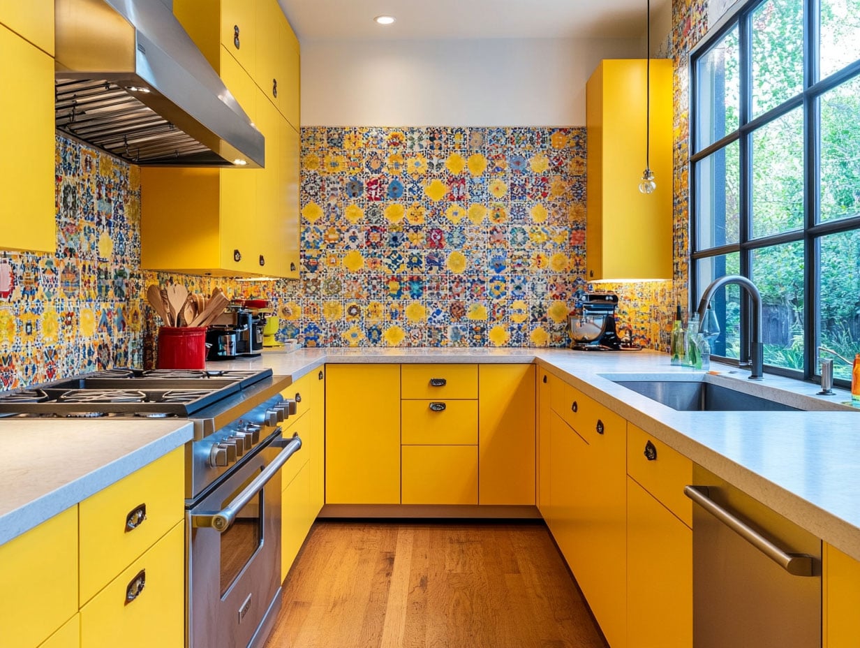 Cheerful & Chic: 15 Ways to Style Yellow Kitchen Cabinets – Home ...