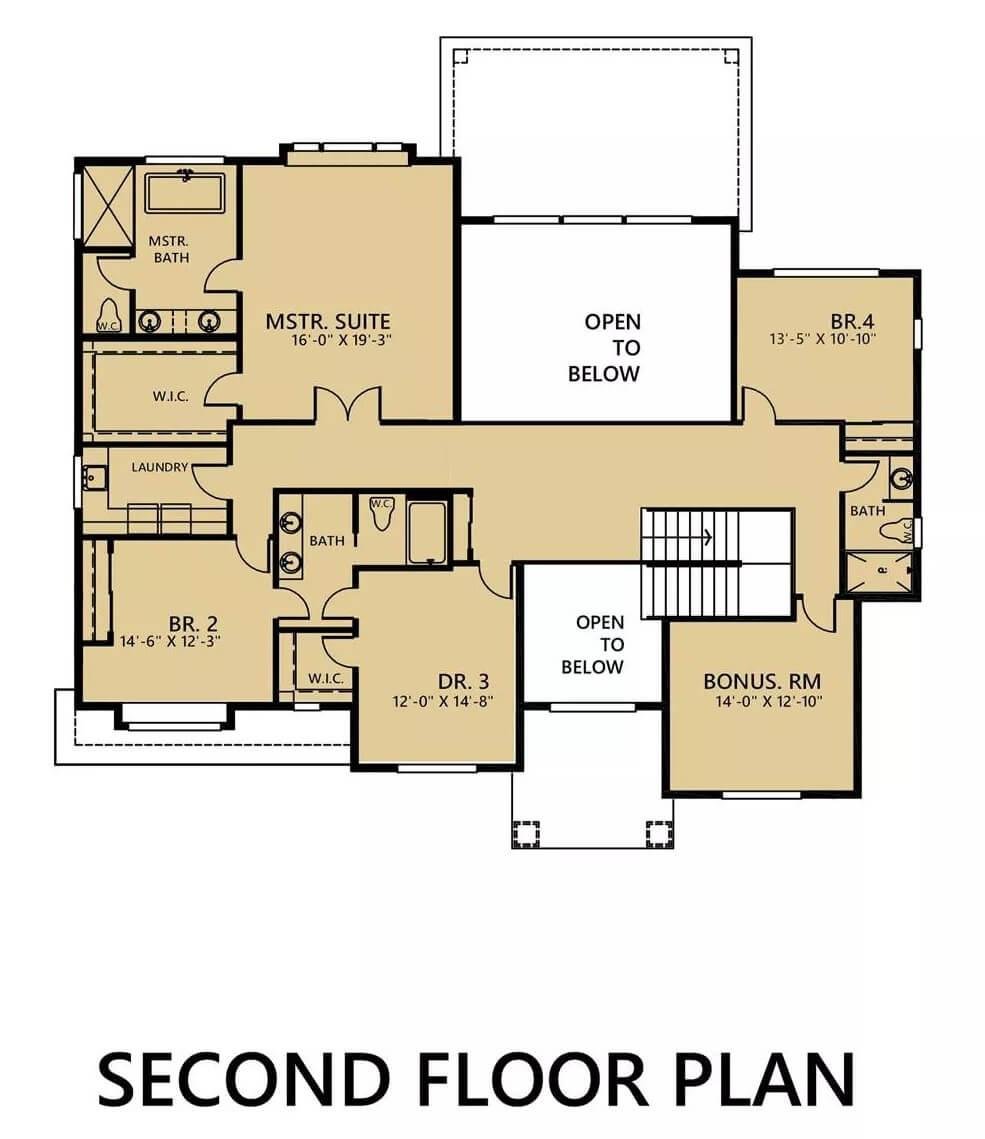 Second Floor Oasis with Master Suite and Bonus Room