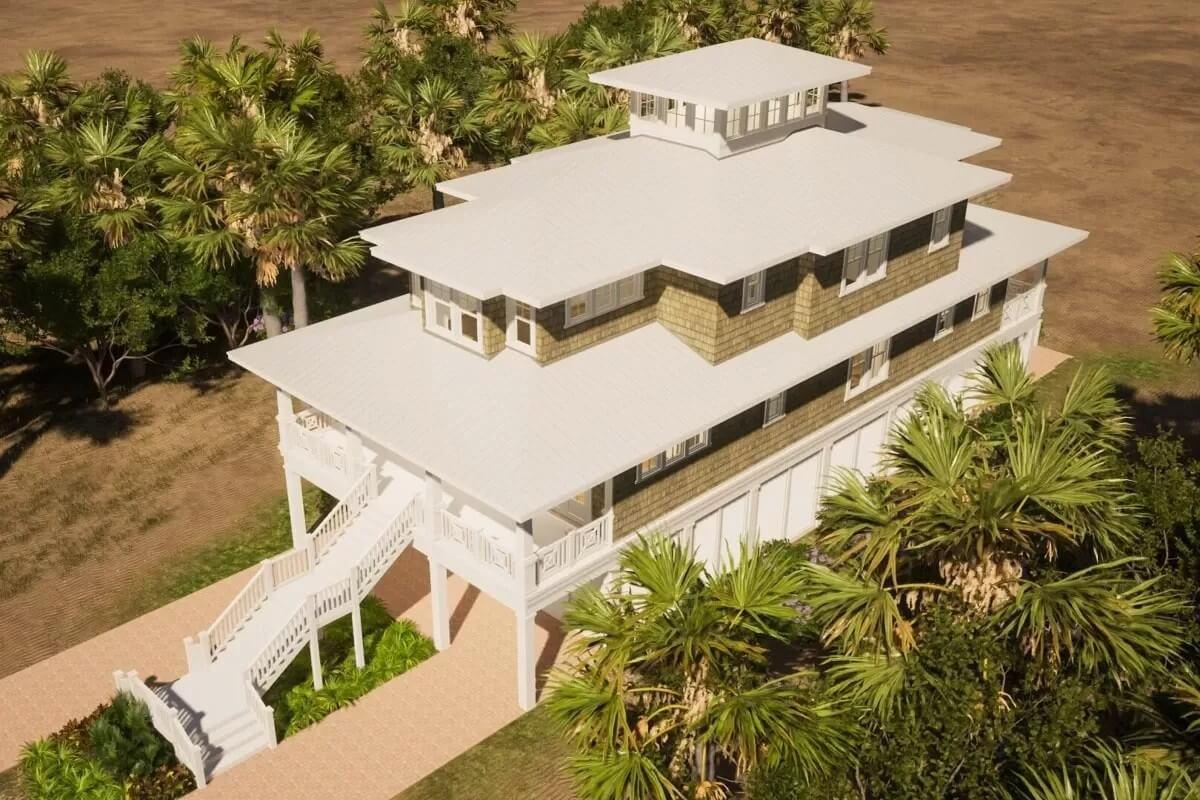 Check Out the Captivating Cupola Crowning This Coastal Home